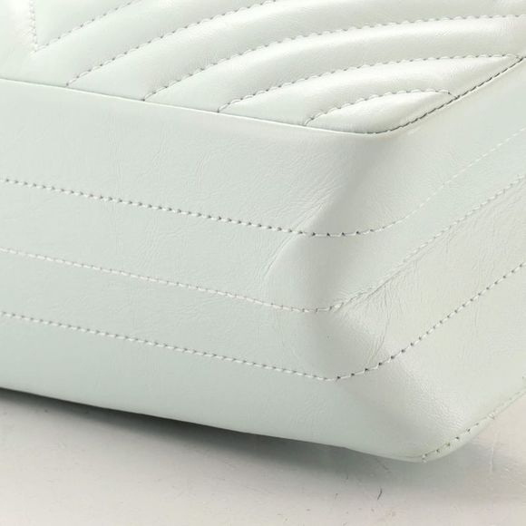 Chanel Reissue 2.55 Flap Bag Chevron Aged Calfskin Mini Blue - Picture 7 of 8